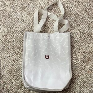Lululemon White Tote Bag